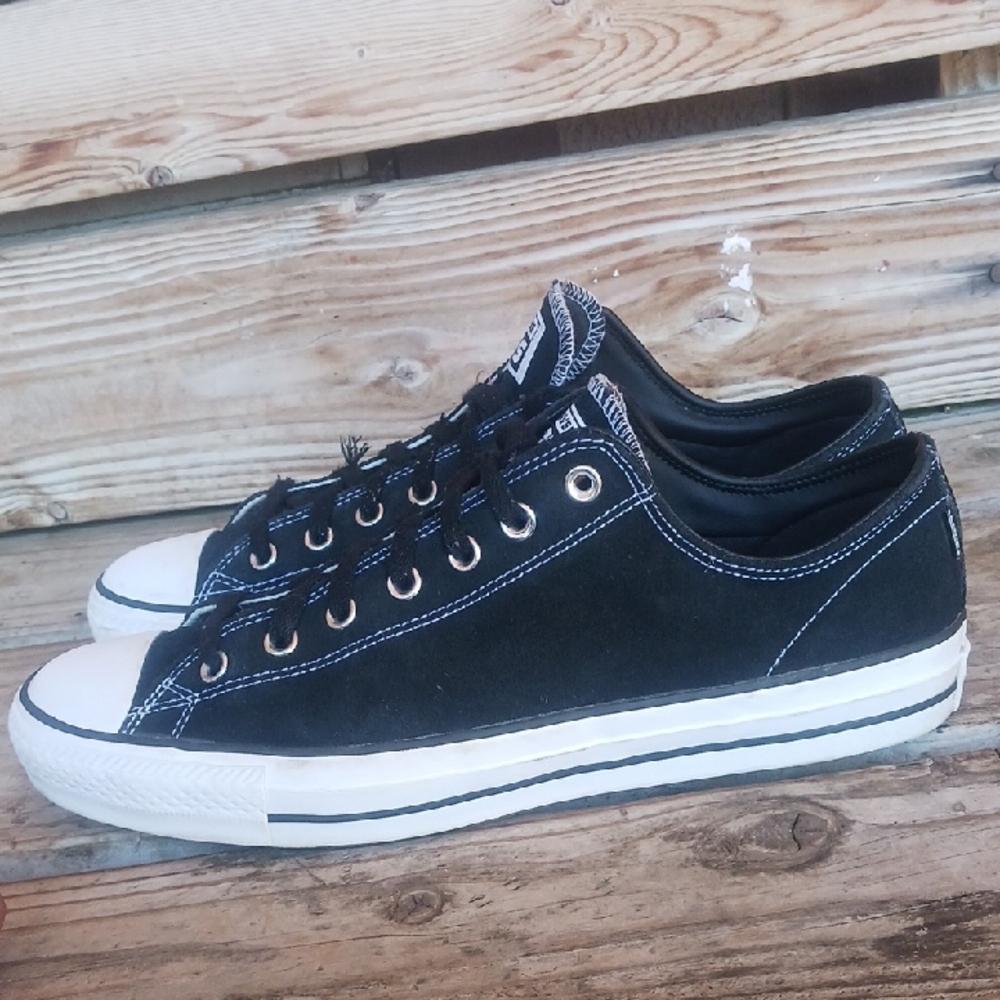 Converse Cons Black and White Canvas Sneakers - Picture 3 of 16